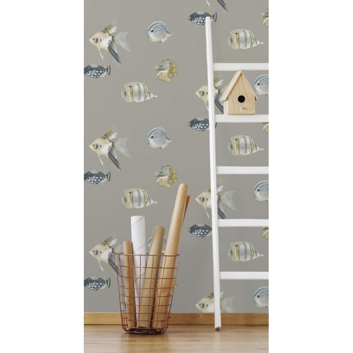 Papel pintado peces tropicales - Tropic Ocean 127430