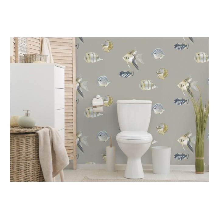 Papel pintado peces tropicales - Tropic Ocean 127430