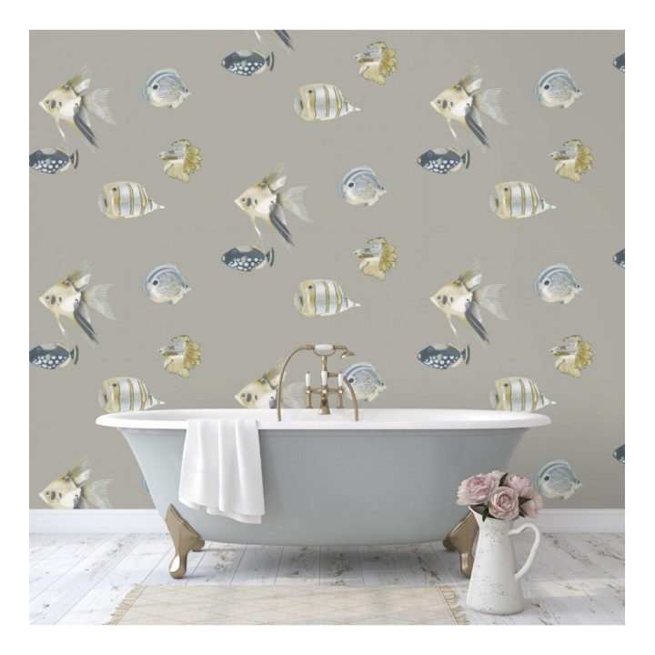 Papel pintado peces tropicales - Tropic Ocean 127430