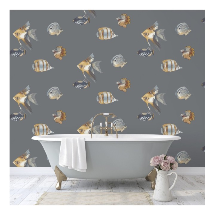 Papel pintado peces tropicales - Tropic Ocean 127432