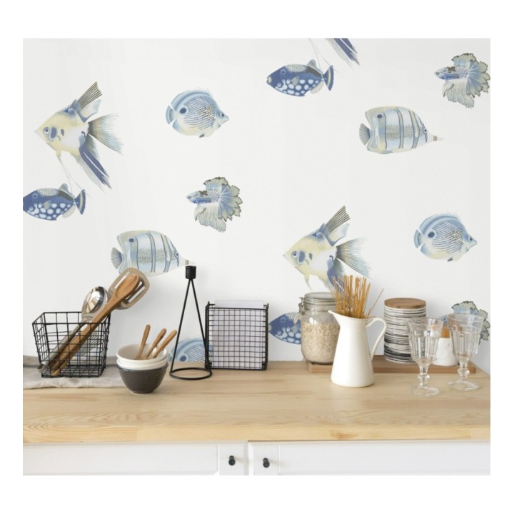 Papel pintado peces tropicales - Tropic Ocean 127433