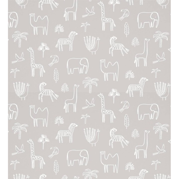 Papel pintado infantil animales de safari - Safari World 127434