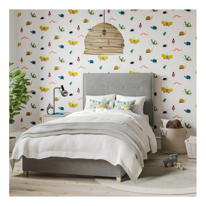 Papel pintado infantil insectos dibujados - Funny Insects 127440