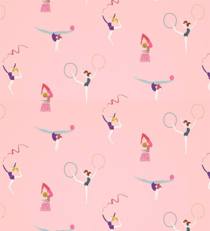 Papel pintado infantil gimnasia rítmica - Majorette 127442