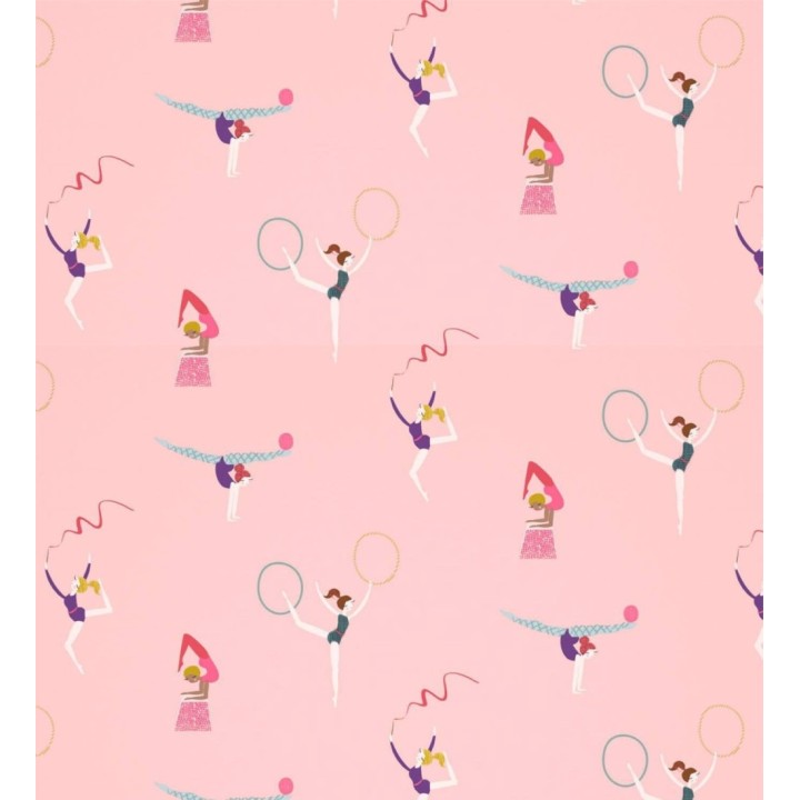 Papel pintado infantil gimnasia rítmica - Majorette 127442