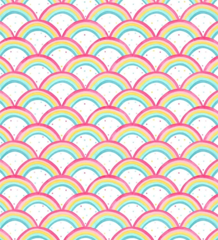 Papel pintado infantil arcoíris - Happy Rainbow 127443