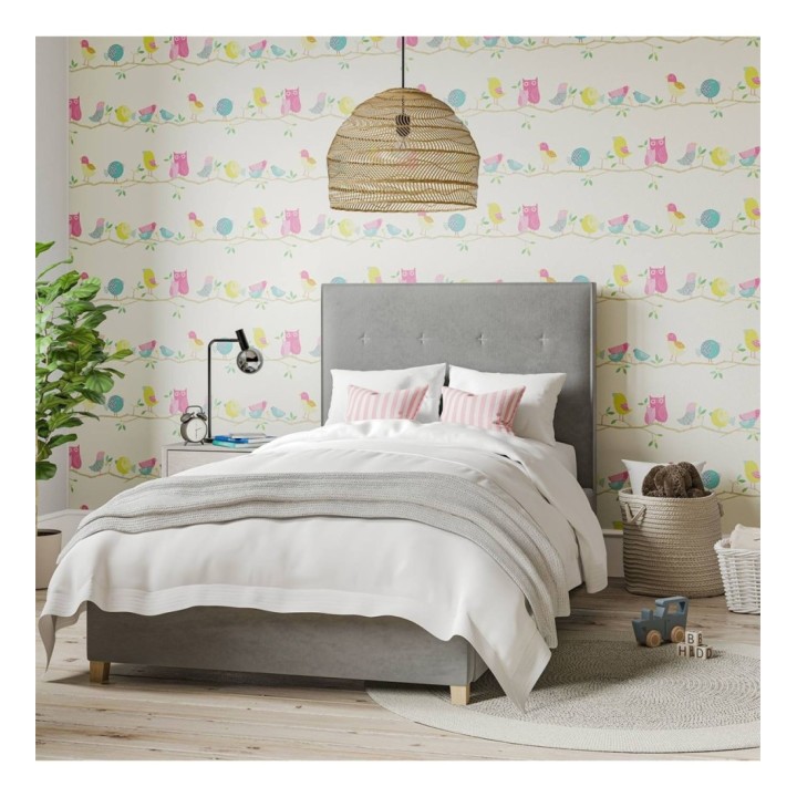 Papel pintado infantil pajaritos y búhos - Tiny Birds 127446