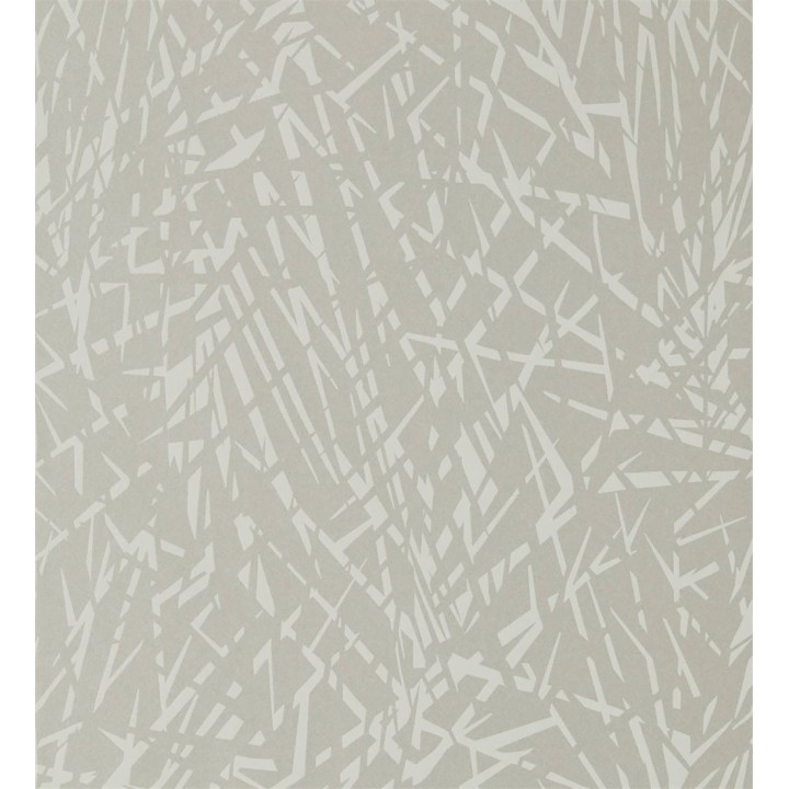 Papel pintado hojas abstractas gris - Rushmore 127455