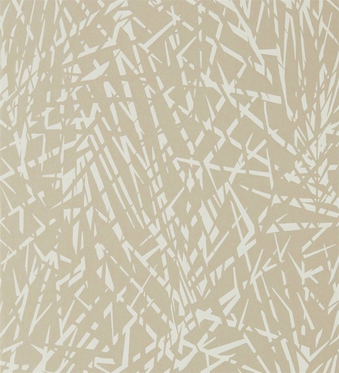 Papel pintado hojas abstractas tonos ocres - Rushmore 127456