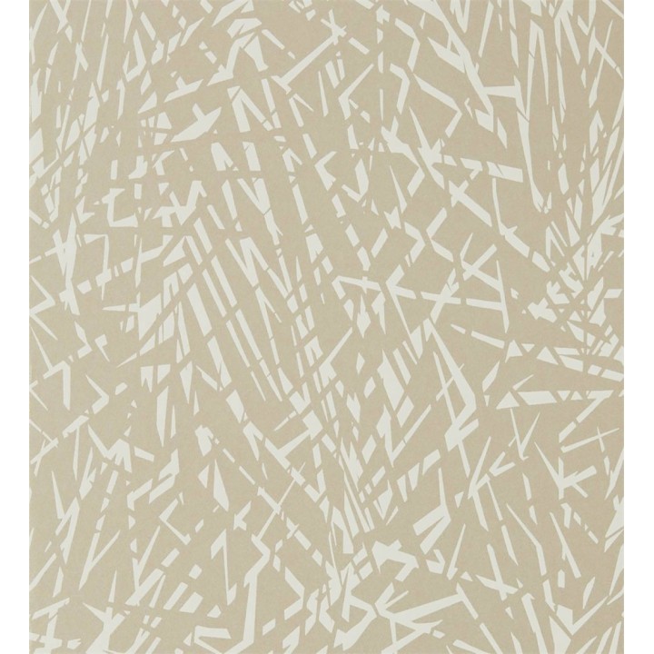 Papel pintado hojas abstractas tonos ocres - Rushmore 127456