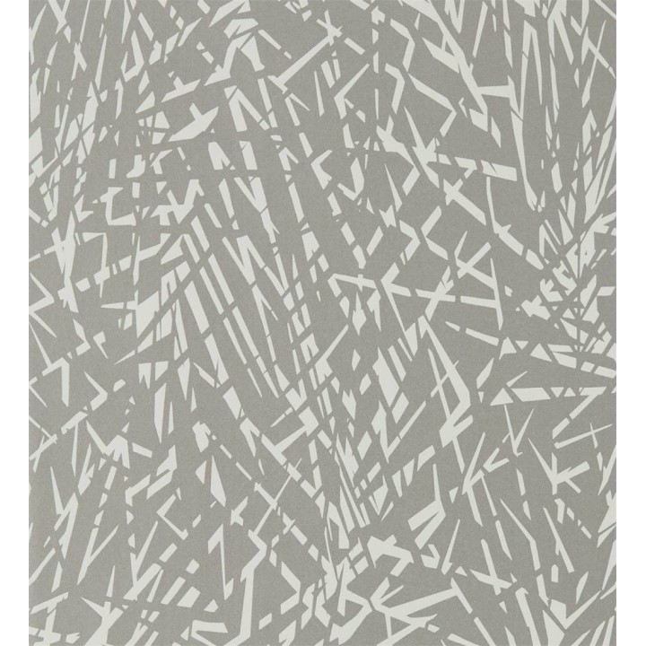 Papel pintado hojas abstractas tonos grises - Rushmore 127458