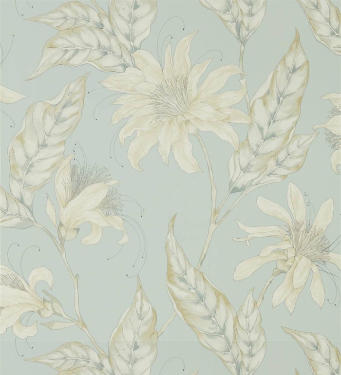 Papel pintado flores grandes estilo romántico - Scarlet Flowers 127459