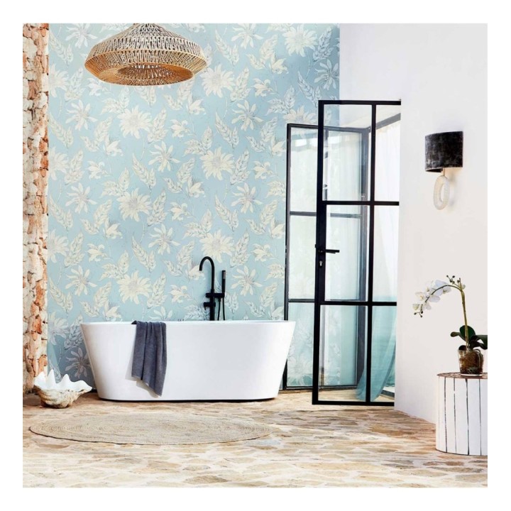 Papel pintado flores grandes estilo romántico - Scarlet Flowers 127459