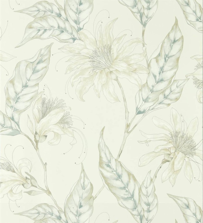 Papel pintado flores grandes estilo romántico - Scarlet Flowers 127471