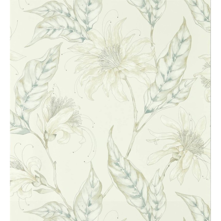 Papel pintado flores grandes estilo romántico - Scarlet Flowers 127471