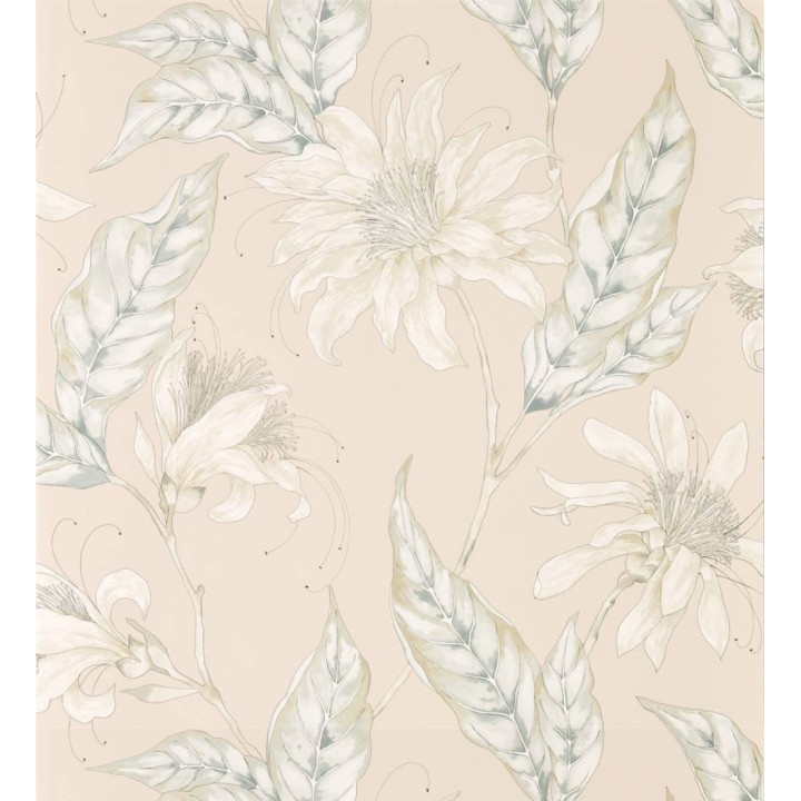 Papel pintado flores grandes estilo romántico - Scarlet Flowers 127472