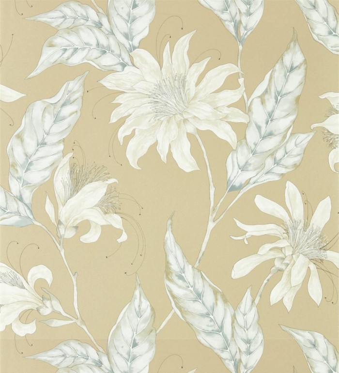 Papel pintado flores grandes estilo romántico - Scarlet Flowers 127473