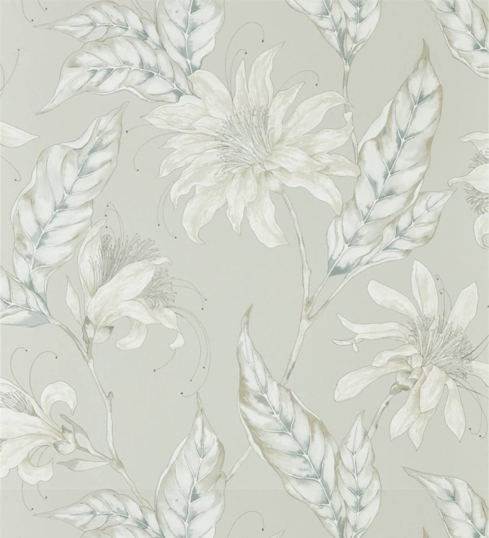 Papel pintado flores grandes estilo romántico - Scarlet Flowers 127474