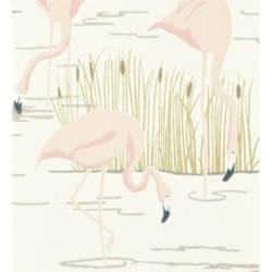 Papel pintado Flamingo Lake 127495