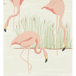 Papel pintado Flamingo Lake 127496