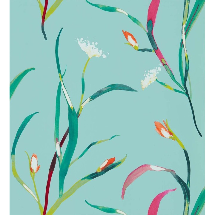 Papel pintado hojas finas y elegantes pintadas con acuarela - Madison Fields 127504