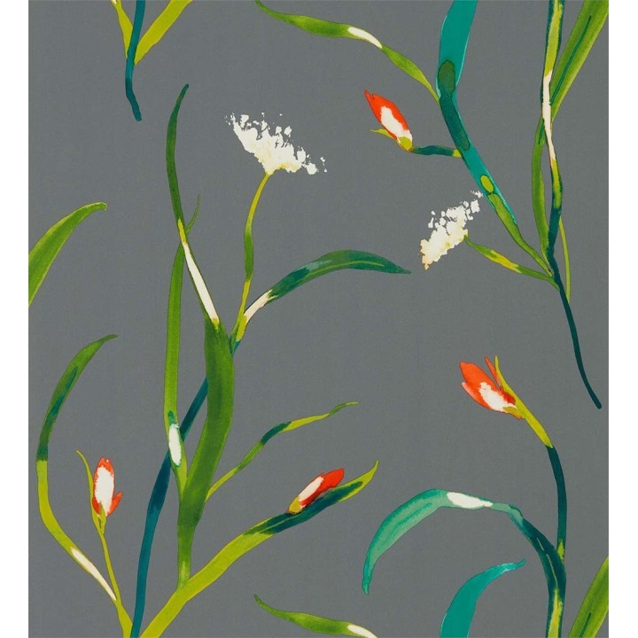 Papel pintado hojas finas y elegantes pintadas con acuarela - Madison Fields 127507