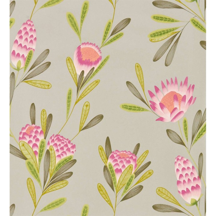 Papel pintado flor típica danesa rosa - Danish Spring 127512