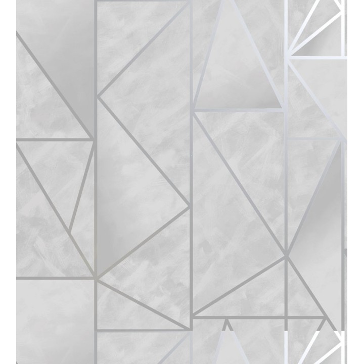 Papel pintado líneas metalizadas art decó - Lushy Geometry 127531