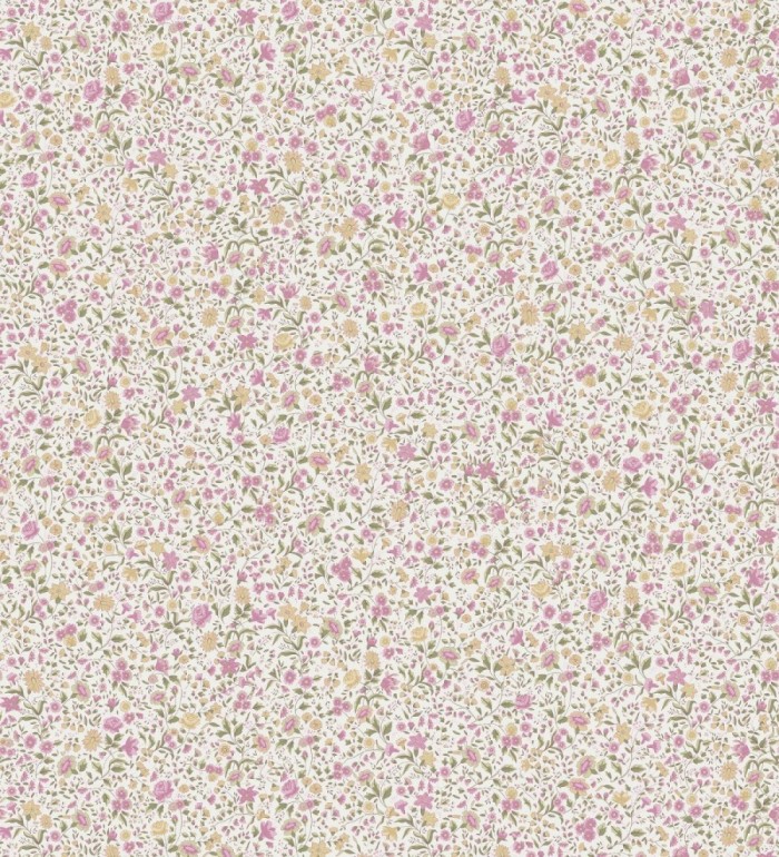 Papel pintado flores pequeñas tonos rosas - Gillian Liberty 127539