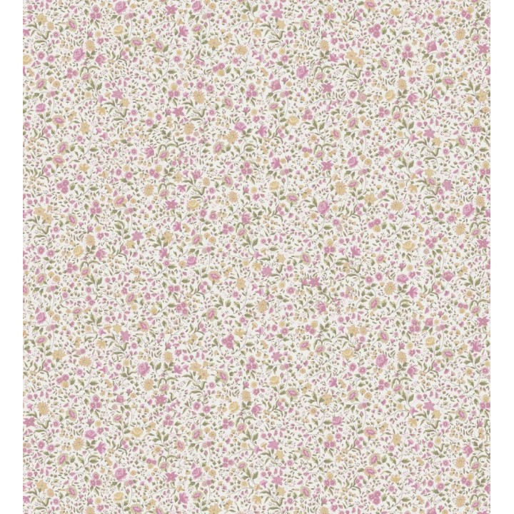 Papel pintado flores pequeñas tonos rosas - Gillian Liberty 127539