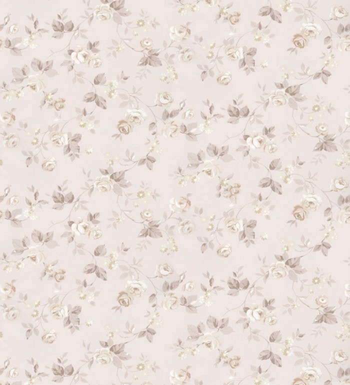 Papel pintado flores románticas estilo vintage - Rosewood 127545