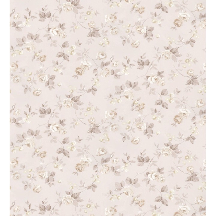 Papel pintado flores románticas estilo vintage - Rosewood 127545
