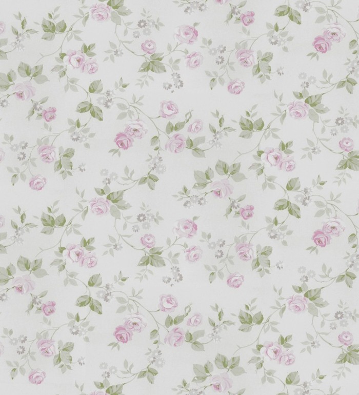 Papel pintado flores románticas estilo vintage - Rosewood 127546