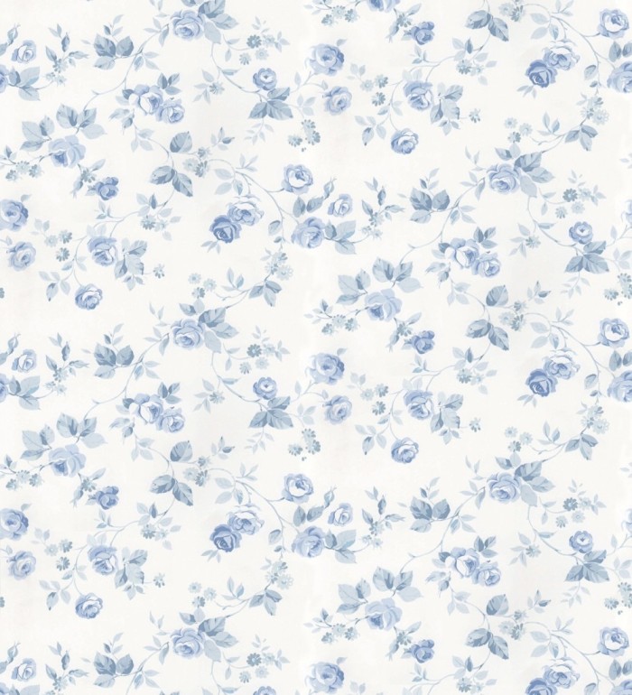 Papel pintado flores románticas estilo vintage - Rosewood 127548