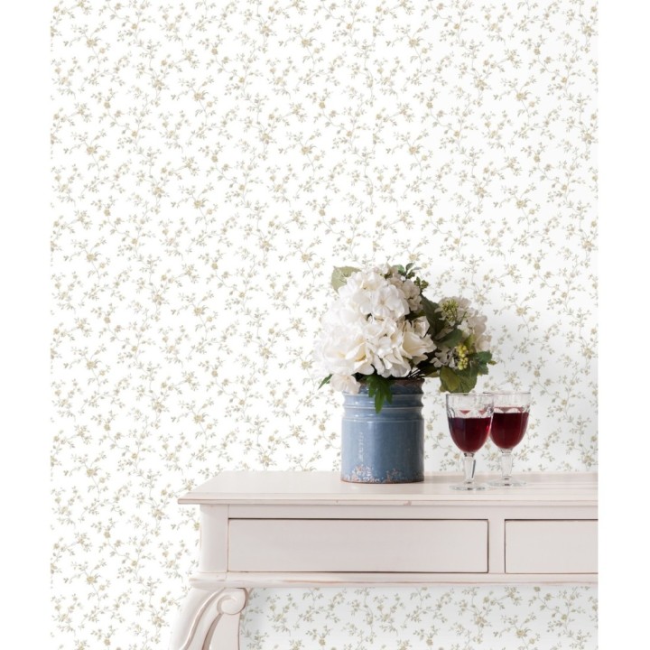 Papel pintado flores pequeñas románticas - Verona Garden 127549