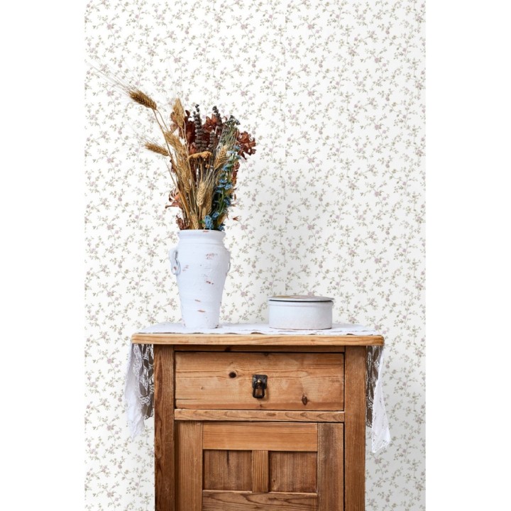 Papel pintado flores pequeñas románticas - Verona Garden 127550