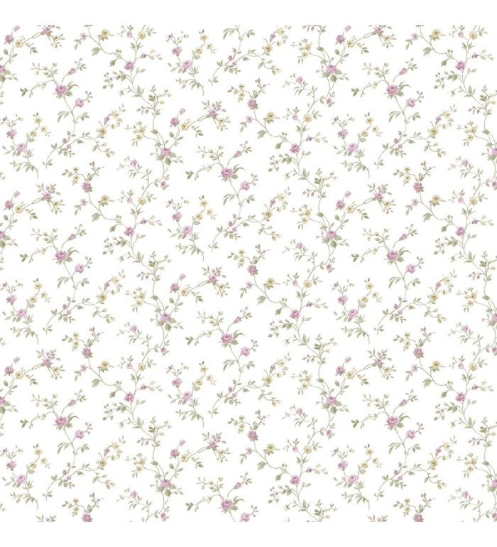 Papel pintado flores pequeñas románticas - Verona Garden 127551