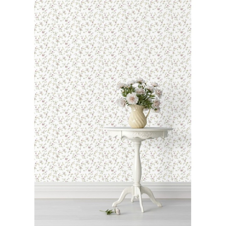 Papel pintado flores pequeñas románticas - Verona Garden 127551