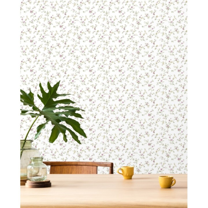 Papel pintado flores pequeñas románticas - Verona Garden 127551