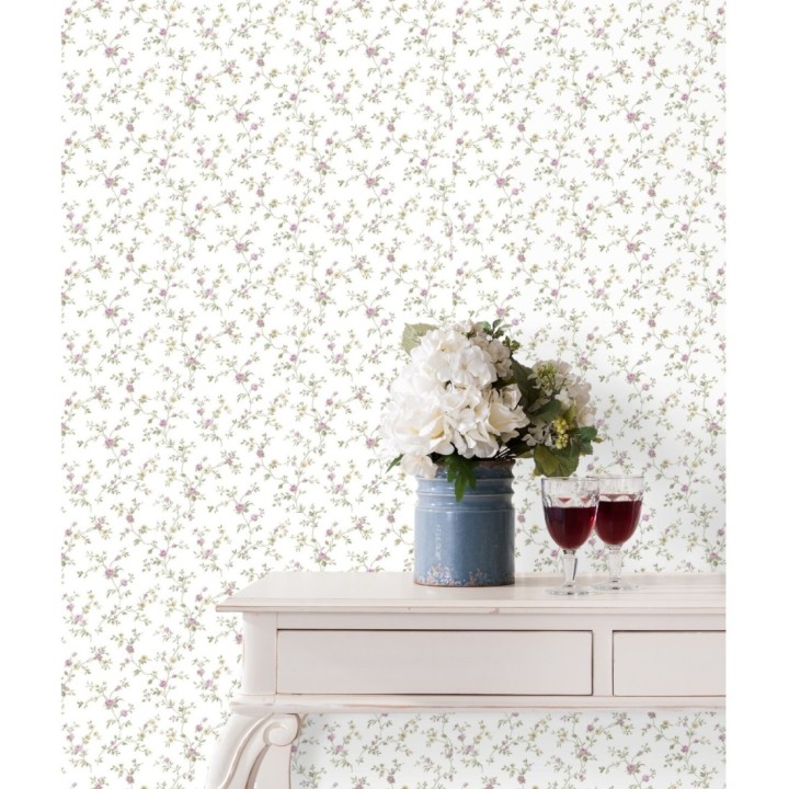 Papel pintado flores pequeñas románticas - Verona Garden 127551