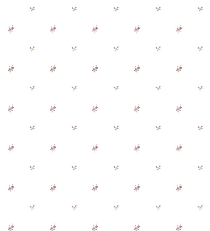 Papel pintado florecitas pequeñas estilo romántico - Olivia Flowers 127553