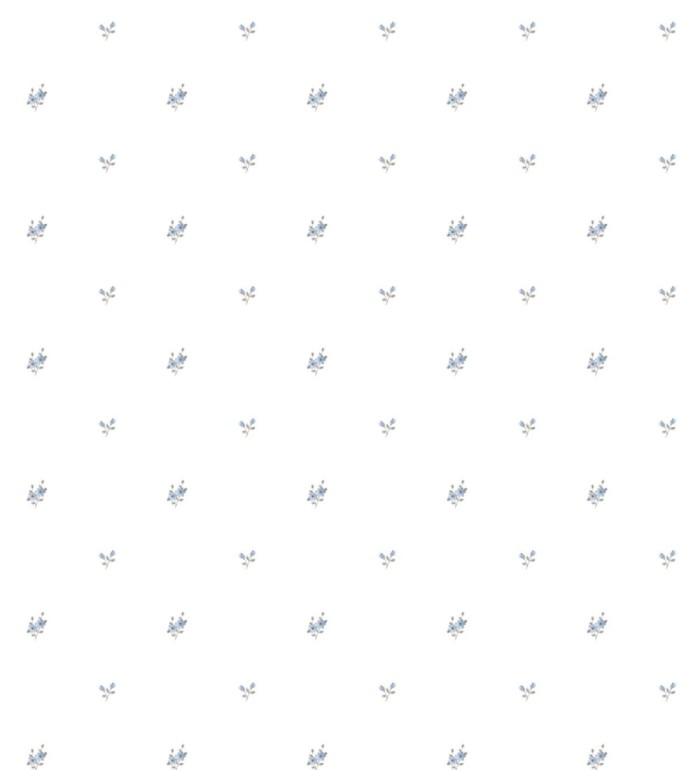 Papel pintado florecitas pequeñas estilo romántico - Olivia Flowers 127554