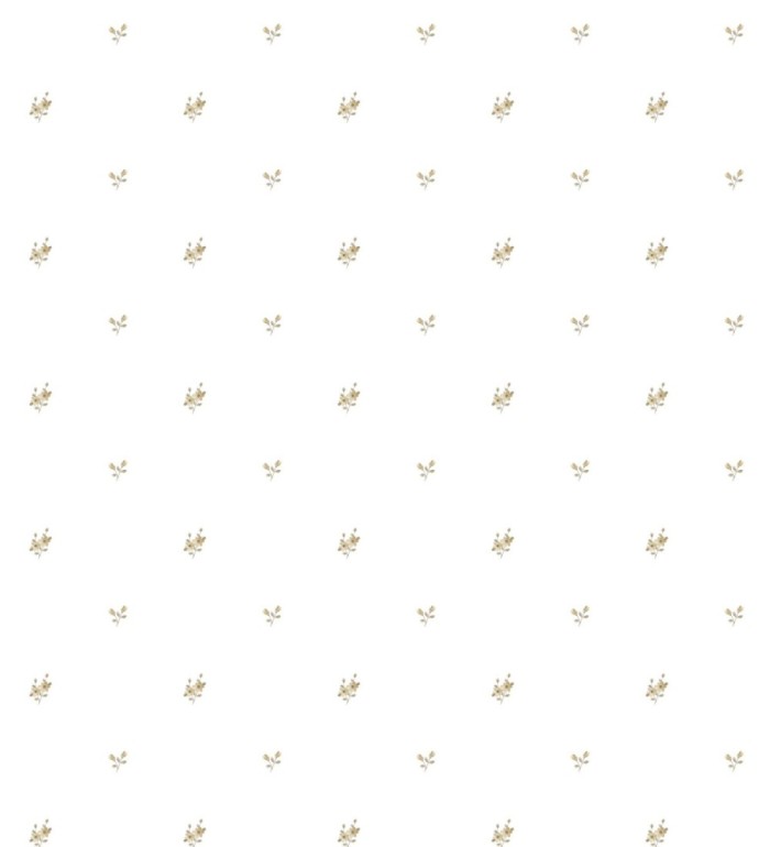 Papel pintado florecitas pequeñas estilo romántico - Olivia Flowers 127555