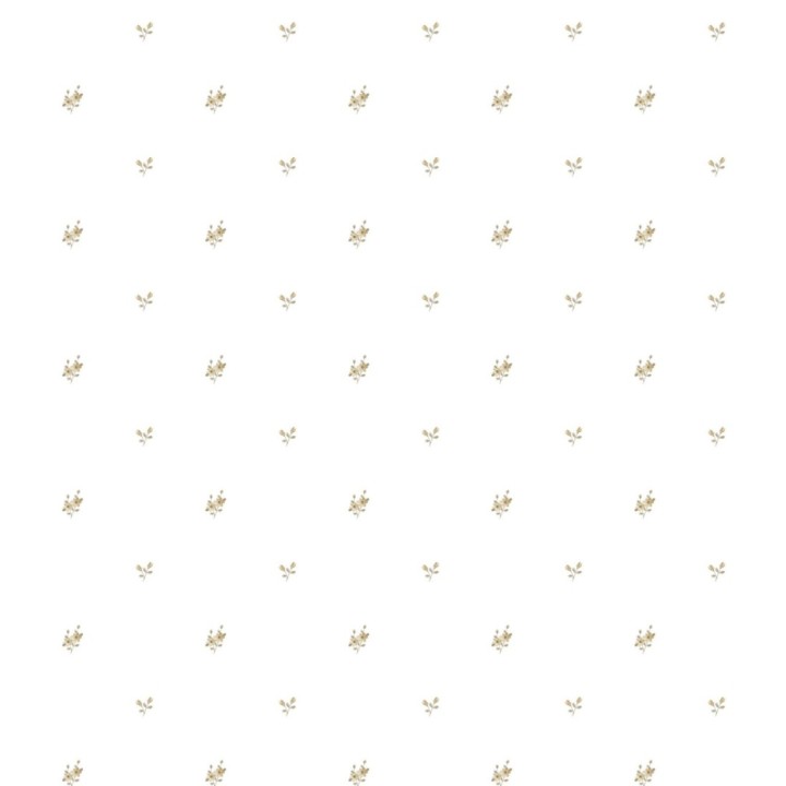 Papel pintado florecitas pequeñas estilo romántico - Olivia Flowers 127555