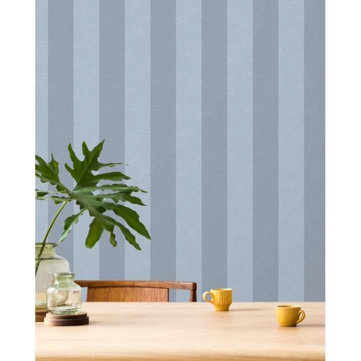 Papel pintado rayas tonos grises - Raya Zeus 127566