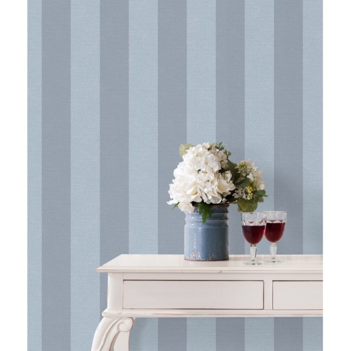 Papel pintado rayas tonos grises - Raya Zeus 127566