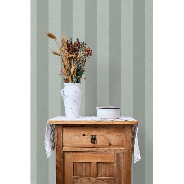 Papel pintado rayas grises - Raya Zeus 127567