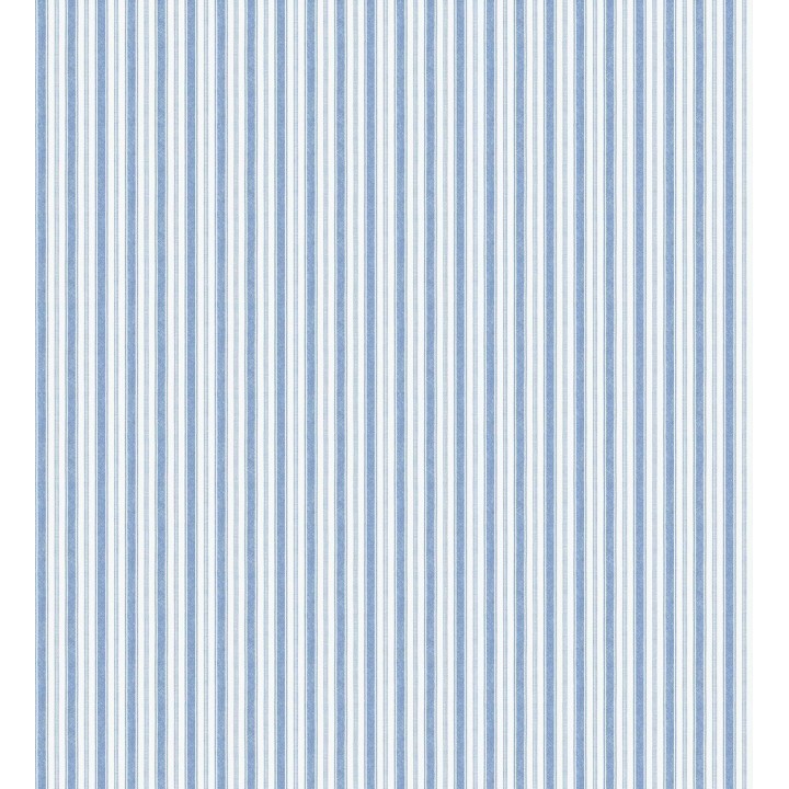 Papel pintado rayas muy finas azul y blanca - Raya Dalton 127570