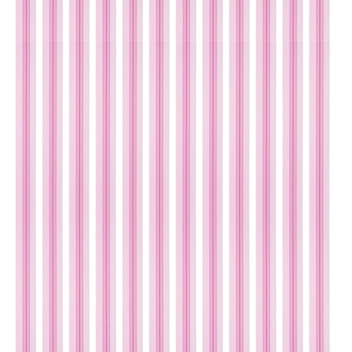 Papel pintado rayas desiguales blancas y rosas - Raya Aldana 127582