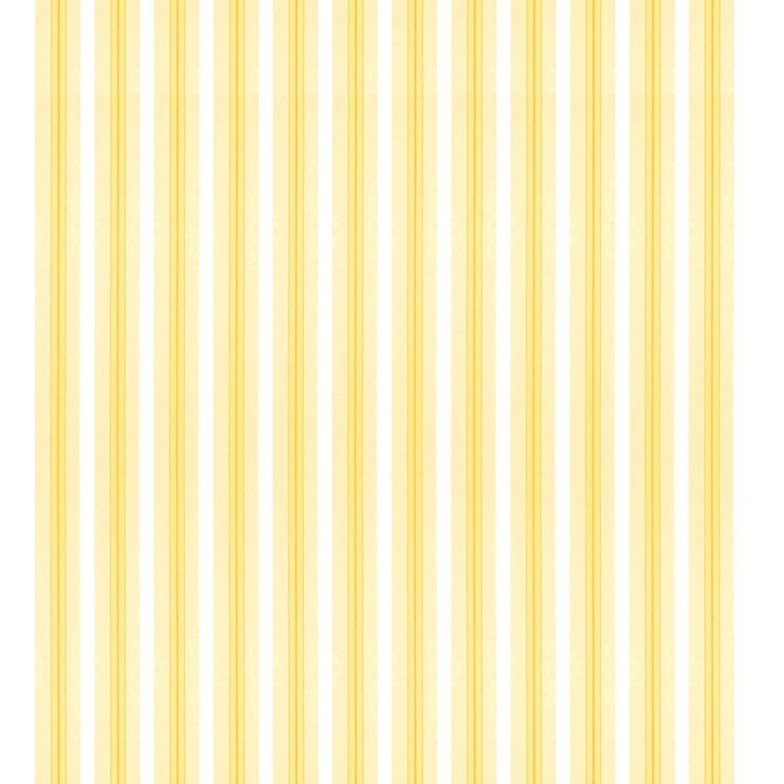 Papel pintado rayas desiguales amarillas y blancas - Raya Aldana 127583